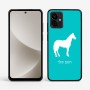 כיסוי בעיצוב אישי עם השם שלך לדגם - Motorola G96 בעיצוב סוס