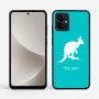 כיסוי בעיצוב אישי עם השם שלך לדגם - Motorola G96 בעיצוב קנגורו