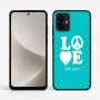 כיסוי בעיצוב אישי עם השם שלך לדגם - Motorola G96 בעיצוב אהבה
