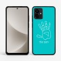 כיסוי בעיצוב אישי עם השם שלך לדגם - Motorola G96 בעיצוב יד