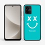 כיסוי בעיצוב אישי עם השם שלך לדגם - Motorola G96 בעיצוב סמיילי