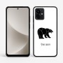 כיסוי בעיצוב אישי עם השם שלך לדגם - Motorola G96 בעיצוב דוב