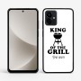 כיסוי בעיצוב אישי עם השם שלך לדגם - Motorola G96 בעיצוב מלך הגריל