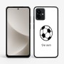 כיסוי בעיצוב אישי עם השם שלך לדגם - Motorola G96 בעיצוב כדורגל כדור כדורגל