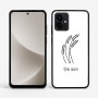 כיסוי בעיצוב אישי עם השם שלך לדגם - Motorola G96 בעיצוב חיטה גלית זהב