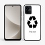 כיסוי בעיצוב אישי עם השם שלך לדגם - Motorola G96 בעיצוב למחזר