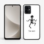 כיסוי בעיצוב אישי עם השם שלך לדגם - Motorola G96 בעיצוב סקלטון