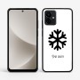 כיסוי בעיצוב אישי עם השם שלך לדגם - Motorola G96 בעיצוב שלג