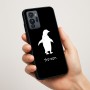 כיסוי בעיצוב אישי עם השם שלך לדגם - Motorola G96 בעיצוב פינגווין