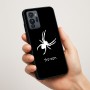 כיסוי בעיצוב אישי עם השם שלך לדגם - Motorola G96 בעיצוב עכביש