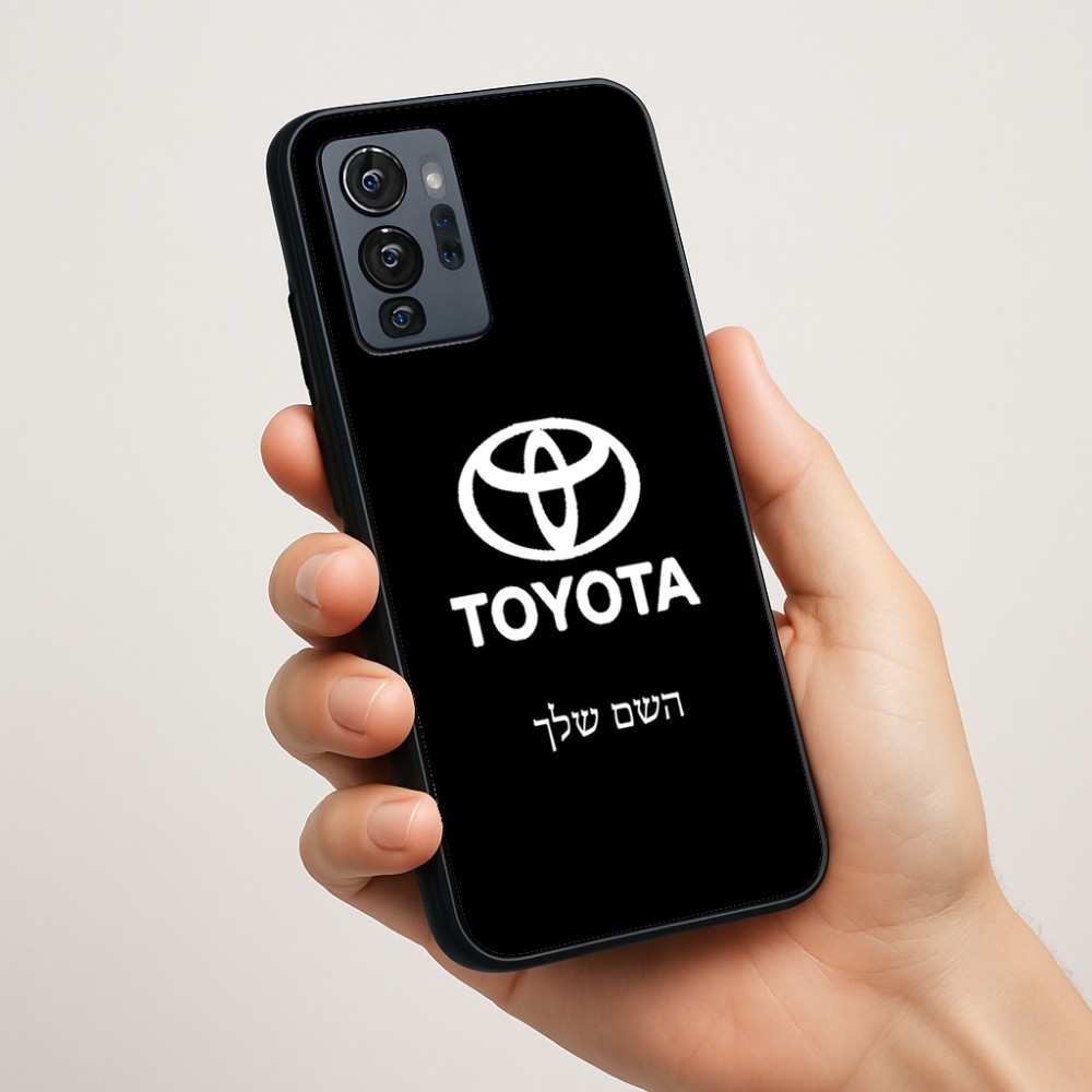 כיסוי בעיצוב אישי עם השם שלך לדגם - Motorola G96 בעיצוב טויוטה