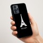 כיסוי בעיצוב אישי עם השם שלך לדגם - Motorola G96 בעיצוב מגדל אייפל