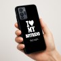 כיסוי בעיצוב אישי עם השם שלך לדגם - Motorola G96 בעיצוב אוהבת את החבר שלי