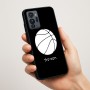 כיסוי בעיצוב אישי עם השם שלך לדגם - Motorola G96 בעיצוב כדורסל