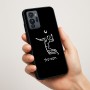 כיסוי בעיצוב אישי עם השם שלך לדגם - Motorola G96 בעיצוב שחקן כדורעף