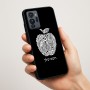 כיסוי בעיצוב אישי עם השם שלך לדגם - Motorola G96 בעיצוב הדפס תפוח