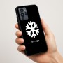 כיסוי בעיצוב אישי עם השם שלך לדגם - Motorola G96 בעיצוב שלג