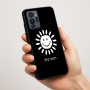 כיסוי בעיצוב אישי עם השם שלך לדגם - Motorola G96 בעיצוב שמש