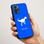 כיסוי בעיצוב אישי עם השם שלך לדגם - Motorola G96 בעיצוב דינוזאור