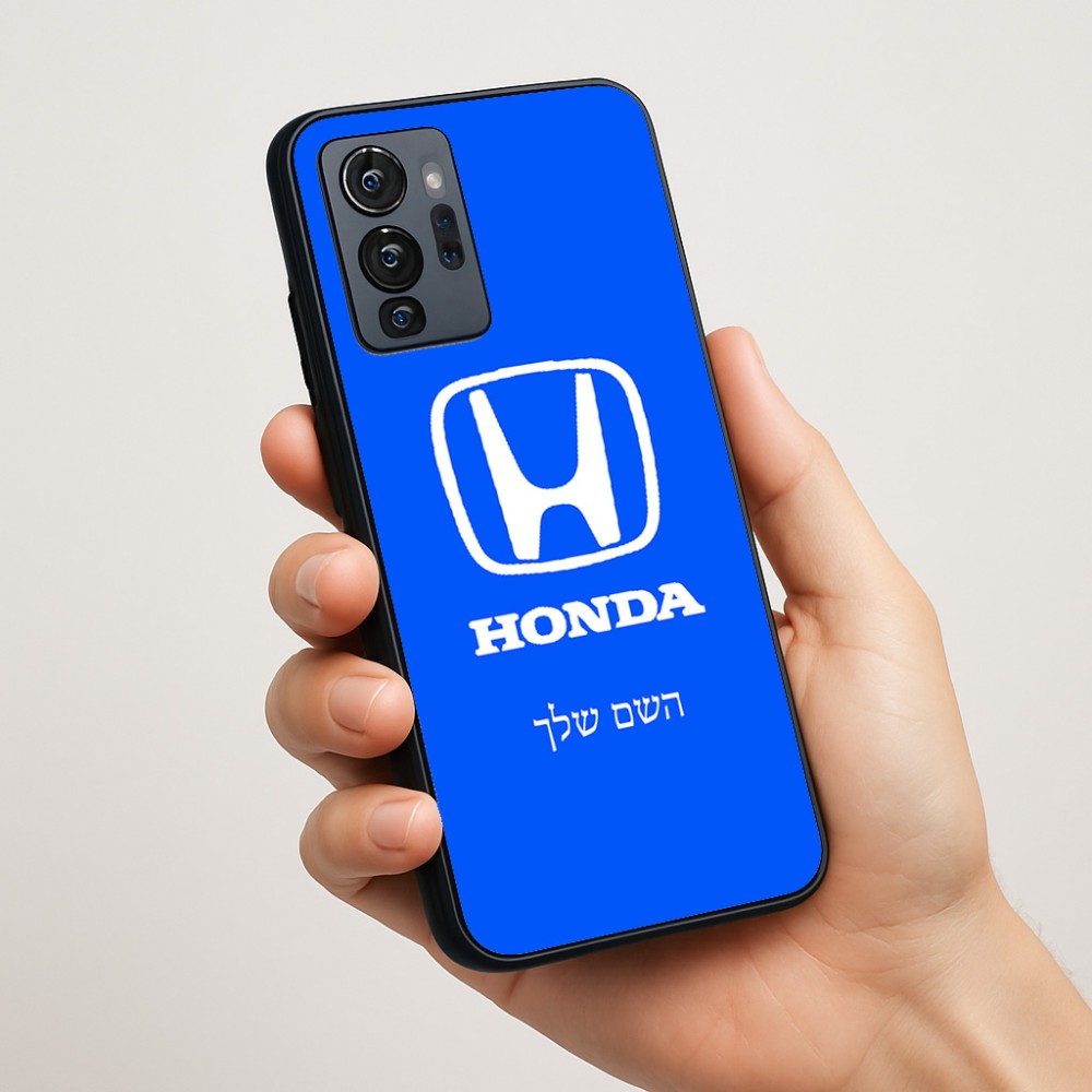 כיסוי בעיצוב אישי עם השם שלך לדגם - Motorola G96 בעיצוב הונדה 2