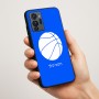 כיסוי בעיצוב אישי עם השם שלך לדגם - Motorola G96 בעיצוב כדורסל