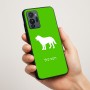 כיסוי בעיצוב אישי עם השם שלך לדגם - Motorola G96 בעיצוב כלב