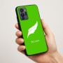 כיסוי בעיצוב אישי עם השם שלך לדגם - Motorola G96 בעיצוב נוצת נוצה