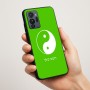 כיסוי בעיצוב אישי עם השם שלך לדגם - Motorola G96 בעיצוב סמל יינג יאנג