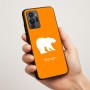 כיסוי בעיצוב אישי עם השם שלך לדגם - Motorola G96 בעיצוב דוב