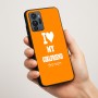 כיסוי בעיצוב אישי עם השם שלך לדגם - Motorola G96 בעיצוב אוהב את החברה שלי