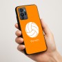 כיסוי בעיצוב אישי עם השם שלך לדגם - Motorola G96 בעיצוב כדור כדורעף