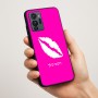 כיסוי בעיצוב אישי עם השם שלך לדגם - Motorola G96 בעיצוב שפתיים - נשיקה
