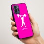 כיסוי בעיצוב אישי עם השם שלך לדגם - Motorola G96 בעיצוב הרמת משקולות