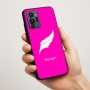כיסוי בעיצוב אישי עם השם שלך לדגם - Motorola G96 בעיצוב נוצת נוצה