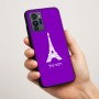 כיסוי בעיצוב אישי עם השם שלך לדגם - Motorola G96 בעיצוב מגדל אייפל