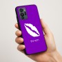 כיסוי בעיצוב אישי עם השם שלך לדגם - Motorola G96 בעיצוב שפתיים - נשיקה