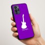 כיסוי בעיצוב אישי עם השם שלך לדגם - Motorola G96 בעיצוב גיטרה