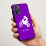 כיסוי בעיצוב אישי עם השם שלך לדגם - Motorola G96 בעיצוב מוטוקרוס