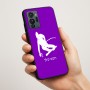 כיסוי בעיצוב אישי עם השם שלך לדגם - Motorola G96 בעיצוב סקי