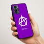 כיסוי בעיצוב אישי עם השם שלך לדגם - Motorola G96 בעיצוב אנרכיה