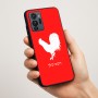 כיסוי בעיצוב אישי עם השם שלך לדגם - Motorola G96 בעיצוב תרנגול