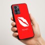 כיסוי בעיצוב אישי עם השם שלך לדגם - Motorola G96 בעיצוב שפתיים - נשיקה