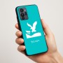 כיסוי בעיצוב אישי עם השם שלך לדגם - Motorola G96 בעיצוב נשר אמריקאי