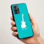 כיסוי בעיצוב אישי עם השם שלך לדגם - Motorola G96 בעיצוב גיטרה