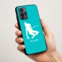 כיסוי בעיצוב אישי עם השם שלך לדגם - Motorola G96 בעיצוב סקי
