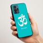 כיסוי בעיצוב אישי עם השם שלך לדגם - Motorola G96 בעיצוב סמל אום