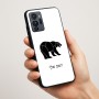 כיסוי בעיצוב אישי עם השם שלך לדגם - Motorola G96 בעיצוב דוב