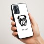 כיסוי בעיצוב אישי עם השם שלך לדגם - Motorola G96 בעיצוב פרצוף בולדוג