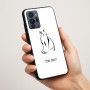 כיסוי בעיצוב אישי עם השם שלך לדגם - Motorola G96 בעיצוב חתול
