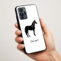 כיסוי בעיצוב אישי עם השם שלך לדגם - Motorola G96 בעיצוב סוס